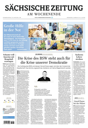 Cover of Sachsische Zeitung (Weiswasser)
