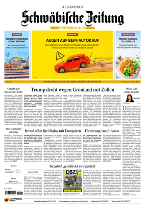 Cover of Schwabische Zeitung (Alb-Donau)