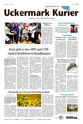 Cover of Templiner Zeitung