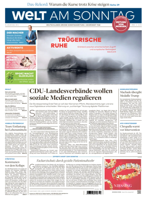 Cover of Welt am Sonntag