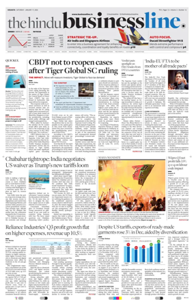 Cover of BusinessLine (Kolkata)