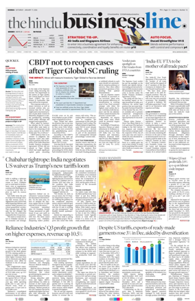 Cover of BusinessLine (Mumbai)