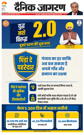 Cover of Dainik Jagran - Jammu