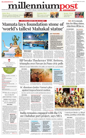 Cover of Millennium Post (Kolkata)