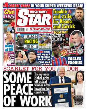Cover of Irish Daily Star