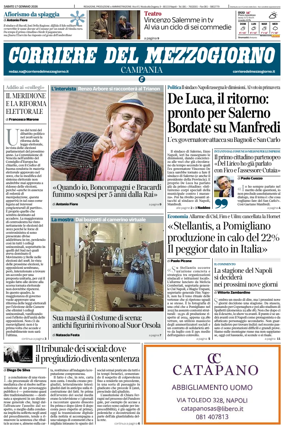 Cover of Corriere del Mezzogiorno (Campania)