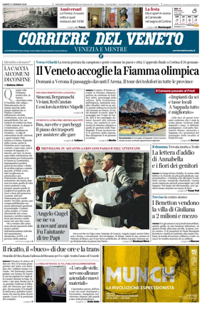 Cover of Corriere del Veneto (Venezia e Mestre)
