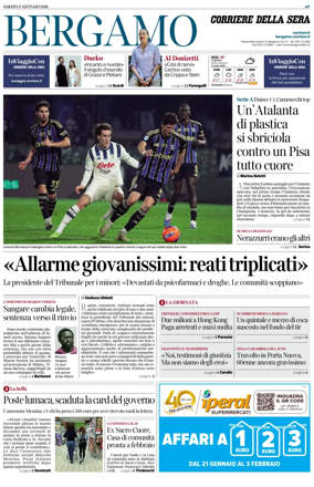 Cover of Corriere della Sera (Bergamo)