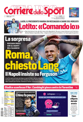 Cover of Corriere dello Sport (Roma)
