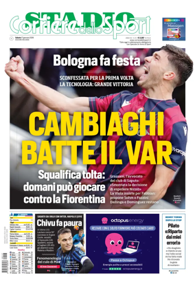 Cover of Corriere dello Sport Stadio (Bologna)