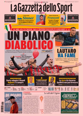 Cover of La Gazzetta dello Sport