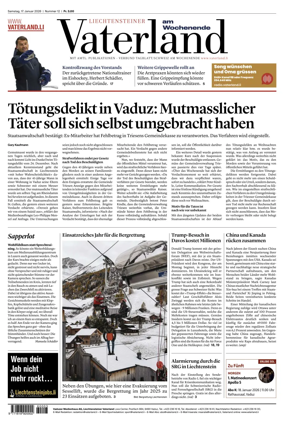 Cover of Liechtensteiner Vaterland