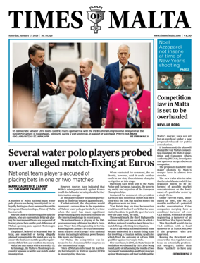 Cover of Times of Malta