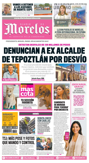 Cover of Diario de Morelos