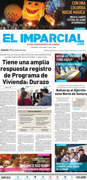Cover of El Imparcial