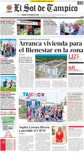 Cover of El Sol de Tampico