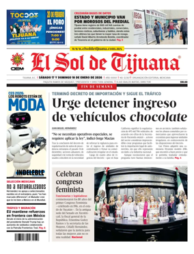 Cover of El Sol de Tijuana