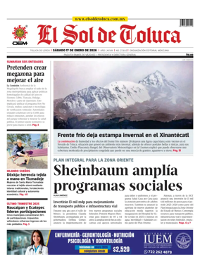Cover of El Sol de Toluca