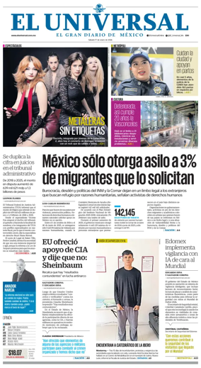 Cover of El Universal