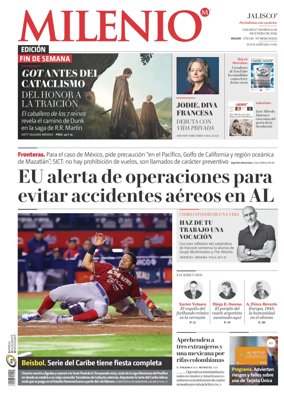 Cover of Milenio Jalisco