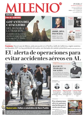 Cover of Milenio Puebla