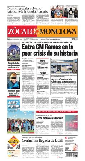 Cover of Zocalo Monclova