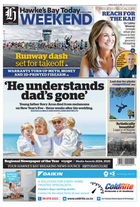 Cover of Hawke's Bay Today