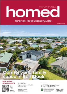 Cover of Homed Taranaki Daily News