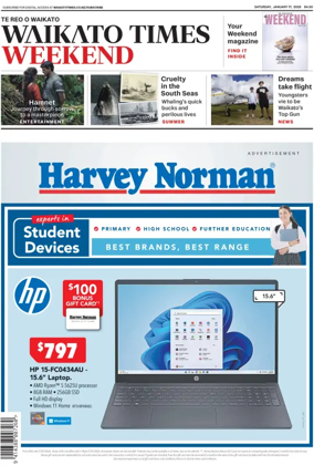 Cover of Waikato Times