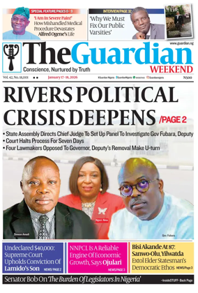 Cover of The Guardian Nigeria