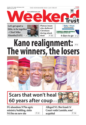 Cover of Weekly Trust