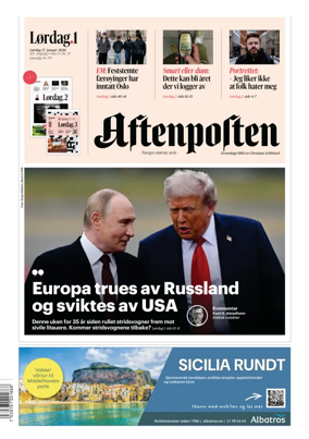 Cover of Aftenposten