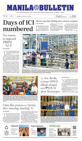 Cover of Manila Bulletin