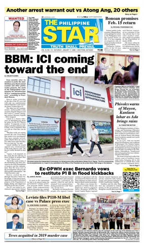 Cover of The Philippine Star