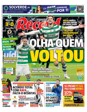 Cover of Record (Portugal)