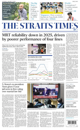 Cover of The Straits Times