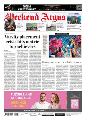 Cover of Weekend Argus (Saturday Edition)