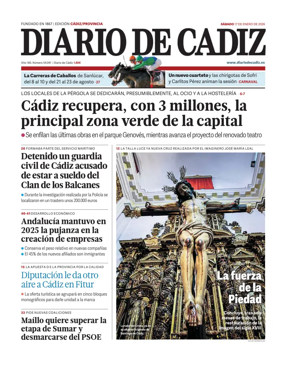 Cover of Diario de Cadiz