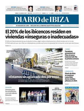 Cover of Diario de Ibiza
