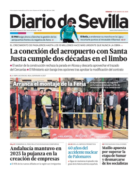 Cover of Diario de Sevilla