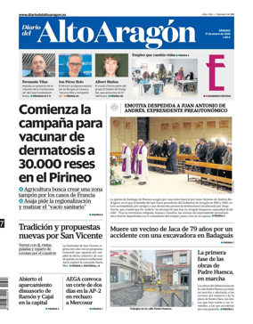 Cover of Diario del Alto Aragon
