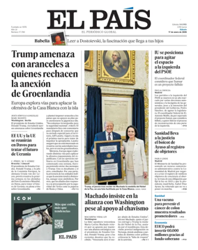 Cover of El Pais