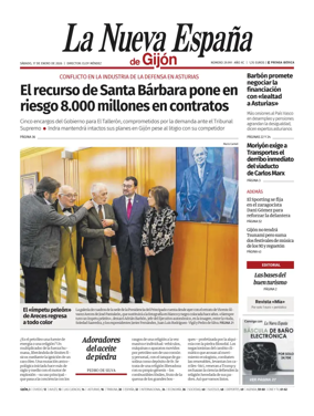 Cover of La Nueva Espana (Gijon)