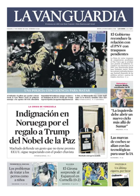 Cover of La Vanguardia