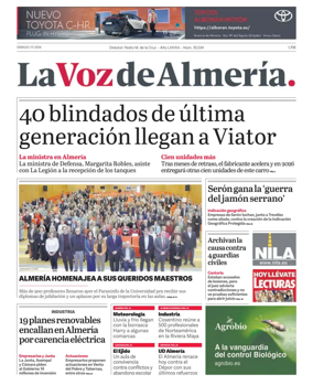 Cover of La Voz de Almeria