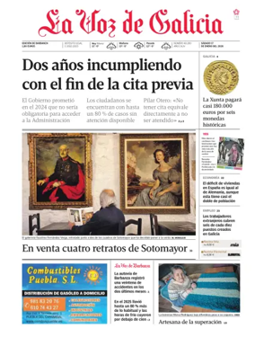 Cover of La Voz de Galicia (Barbanza)