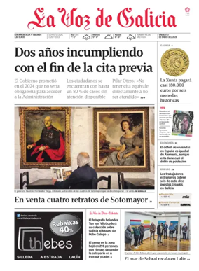 Cover of La Voz de Galicia (Deza)