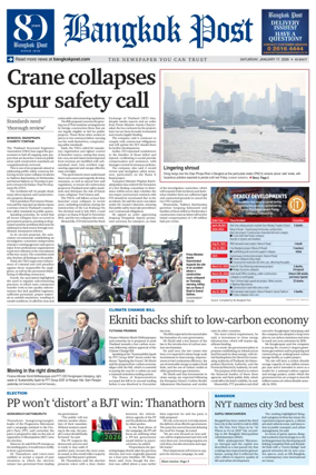 Cover of Bangkok Post