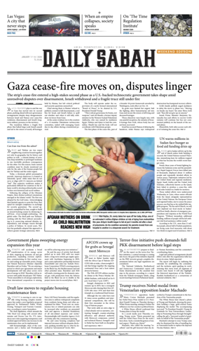 Cover of Daily Sabah (Turkey)