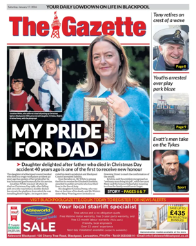 Cover of Blackpool Gazette